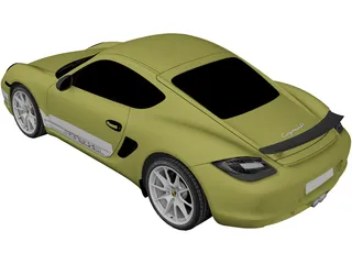 Porsche Cayman R (2011) 3D Model preview