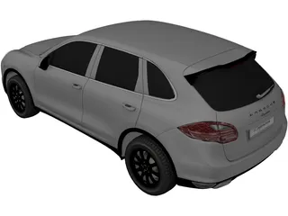 Porsche Cayenne (2011) 3D Model preview