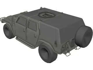 Light Tactical Vehicle 3D Model preview