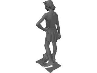 Classical Statue 3D Model preview