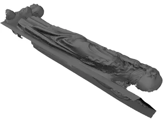 Classical Statue 3D Model preview