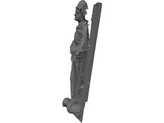 Classical Statue 3D Model preview