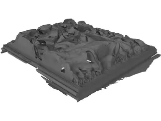 Classical Statue 3D Model preview