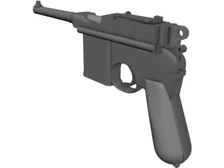 Mauser 1930 3D Model preview