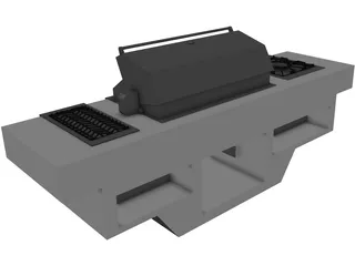 Barbacoa Viking 3D Model preview