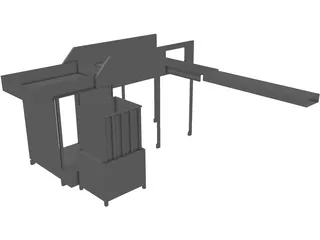 Top Load Palletizer 3D Model preview