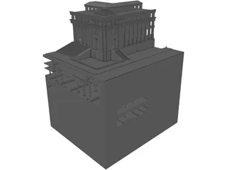 James Farley Post Office 3D Model preview