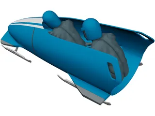 Bobsleigh 3D Model preview