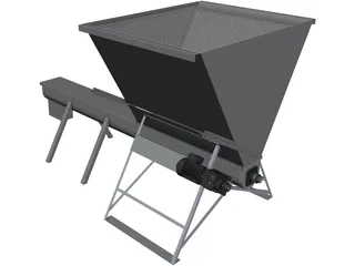 Grain Feeder 3D Model preview