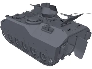 K200 Armored Car 3D Model preview