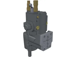 Husqvarna Drillmotor DM406 3D Model preview
