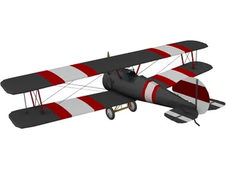 Sopwith Camel 3D Model preview