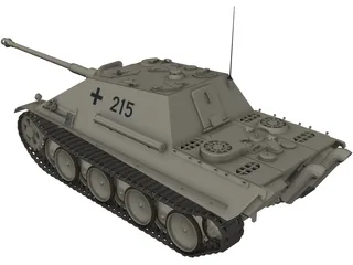 Jag Panther 3D Model preview