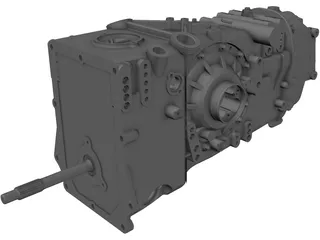 Gearbox Sadev FTR 200 3D Model preview