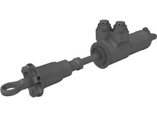 BOS FR02 Shock Absorber 3D Model preview