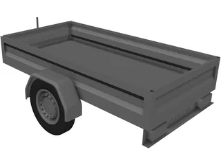 Trailer 3D Model preview