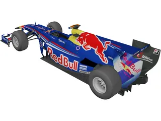 RedBull RB6 F1 (2010) 3D Model preview
