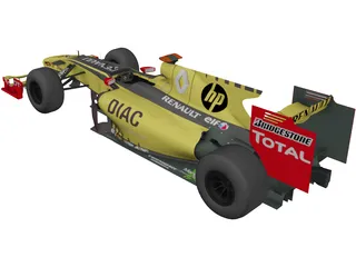 Renault R30 F1 (2010) 3D Model preview