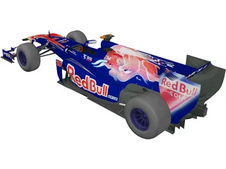 ToroRosso STR5 F1 (2010) 3D Model preview