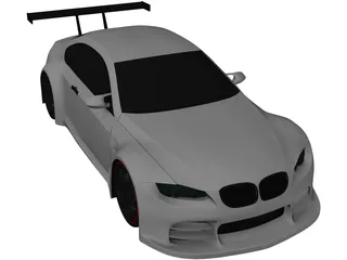 BMW M3 GTR 3D Model preview