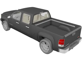 GMC Sierra (2007) 3D Model preview