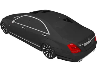Mercedes-Benz S65 AMG (2010) 3D Model preview