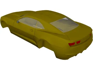 Chevrolet Camaro Body (2011) 3D Model preview