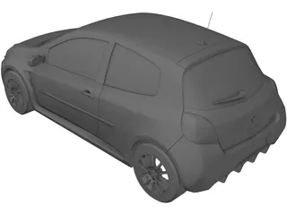 Renault Clio (2010) 3D Model preview