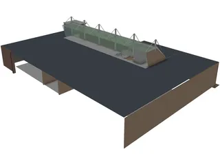 Gulfstream Center 3D Model preview