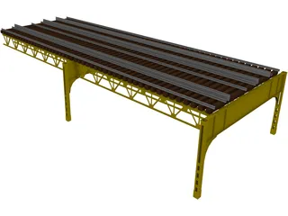 Chicago L-Track 3D Model preview