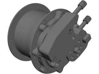 Rohloff Hub 3D Model preview