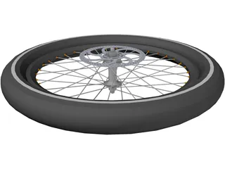 Wheel Disc Brake High Profile 3D Model preview