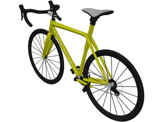 Bicycle 3D Model preview