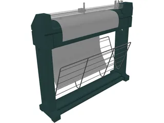 Plotter 3D Model preview