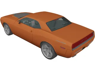 Dodge Challenger (2007) 3D Model preview