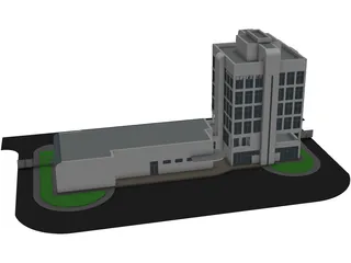 Post Office 3D Model preview