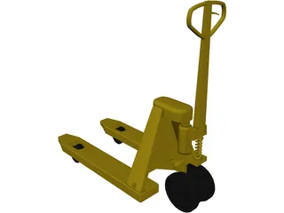 Handtruck Pallet Dolly 3D Model preview