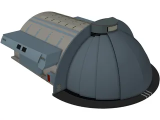 Hanger Bay 3D Model preview