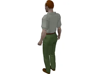 Man 3D Model preview