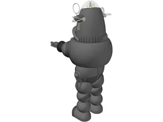 Robby the Robot 3D Model preview