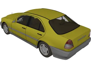 Mercedes-Benz C-class 3D Model preview