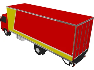 Hino Box (1995) 3D Model preview