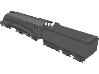 Wedge Locomotive 3D Model preview