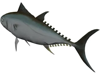 Tuna 3D Model preview