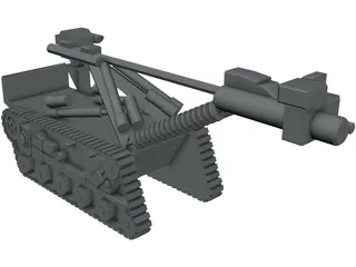 Bomb Disposal Robot 3D Model preview