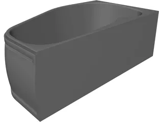 Bathtub 3D Model preview