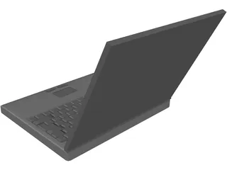 Notebook 3D Model preview
