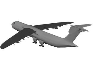 Lockheed C-5 Galaxy 3D Model preview