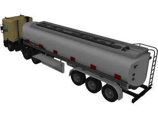 Fuel Tank 3D Model preview