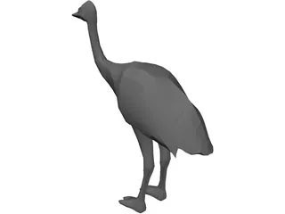 Ostrich 3D Model preview